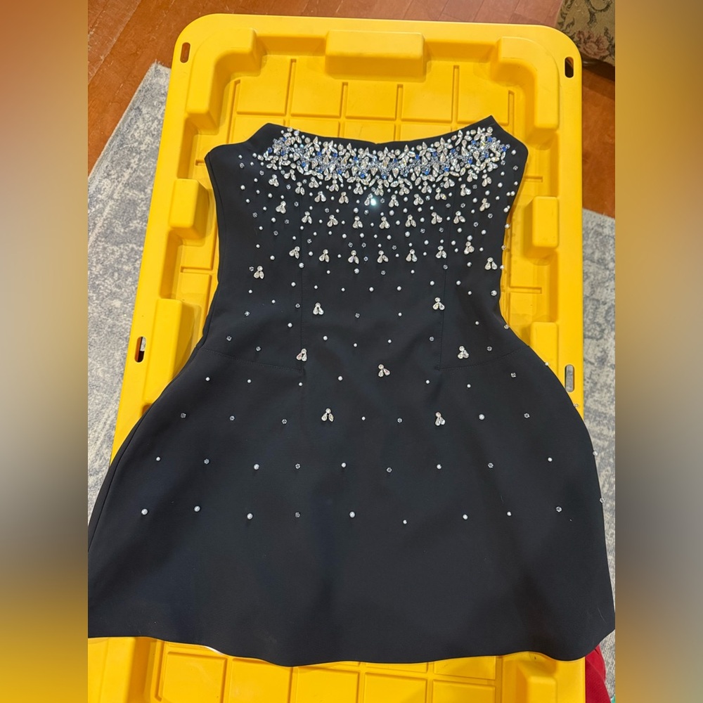 Bella Barnett MAVIS STRAPLESS DIAMOND MINI DRESS - Picture 8 of 10